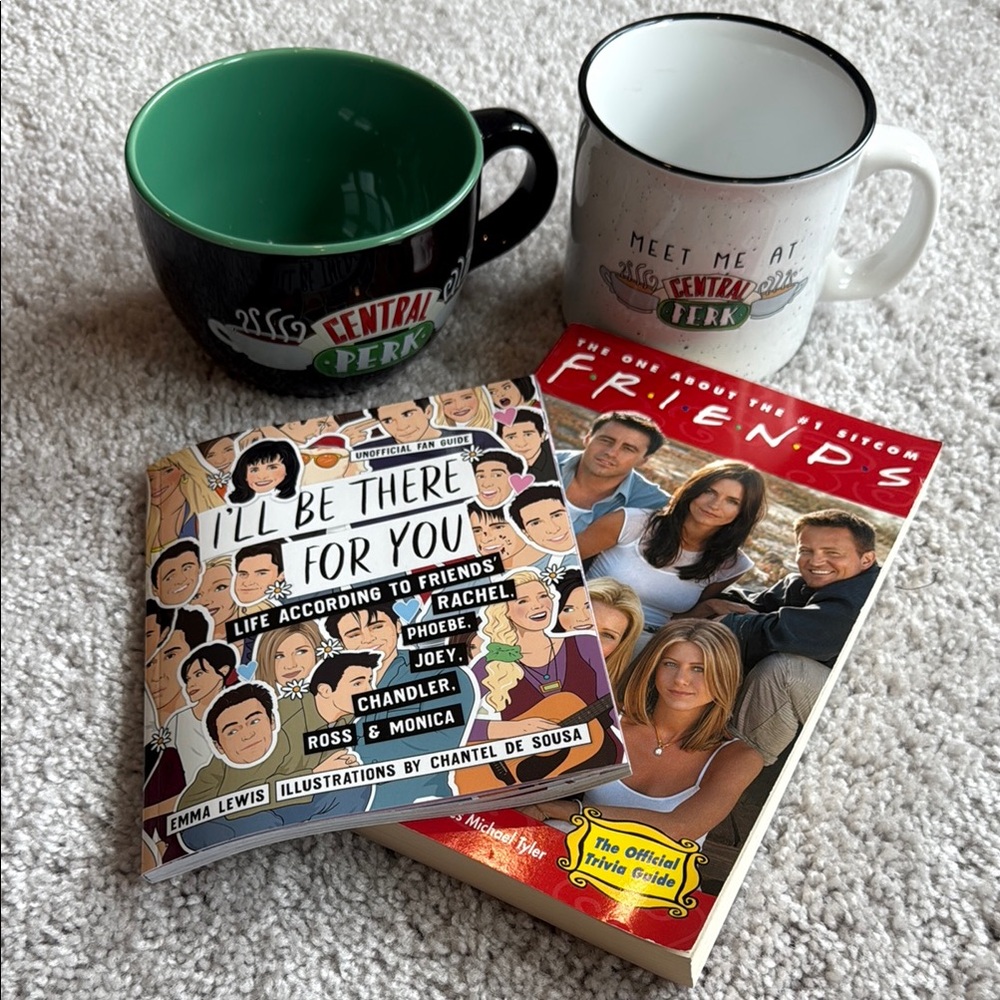 Friends Themed Bundle: Mugs and Books